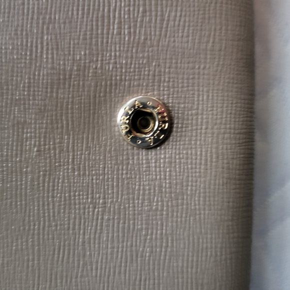 FURLA Babylon Continental Saffiano Leather Bifold Wallet Purs Grayt tope - Picture 4 of 12